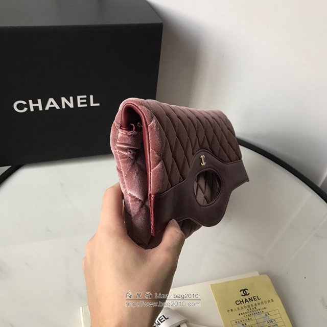 Chanel女包 香奈兒包包31bag 天鵝絨 香奈兒手提袋 Chanel單肩手拿包  djc3239